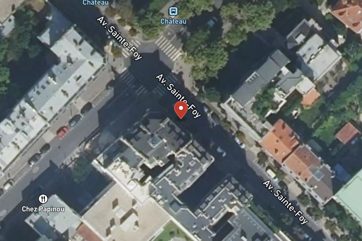 Vue satellite — 35 Avenue Sainte-Foy