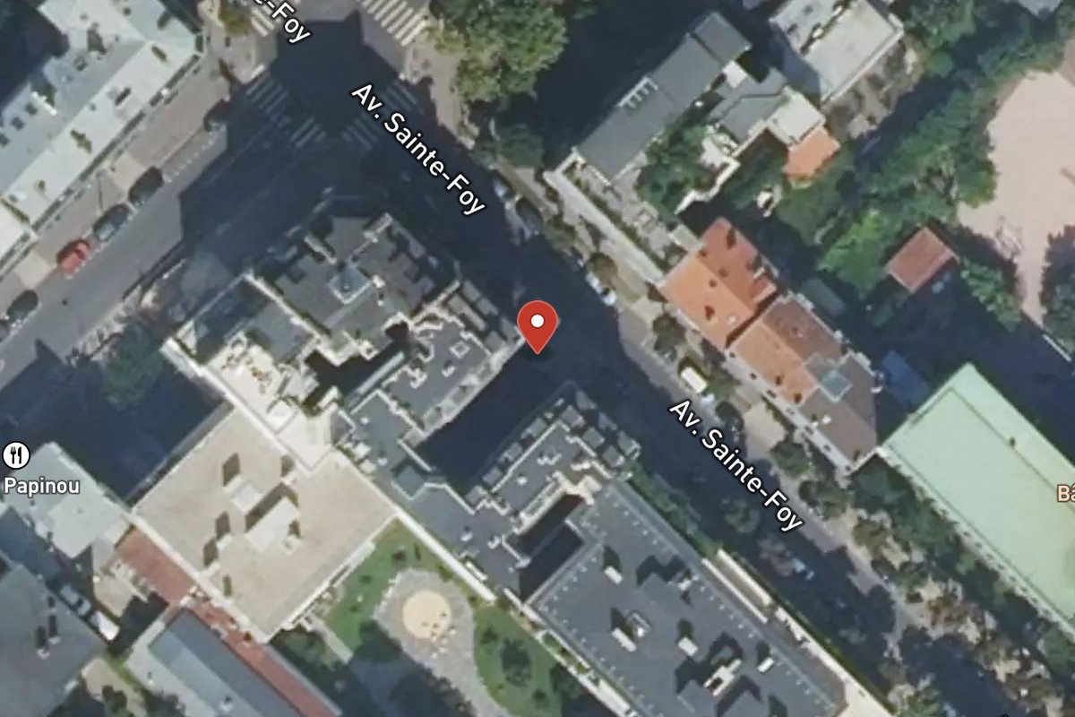 Vue satellite — 41 Avenue Sainte-Foy