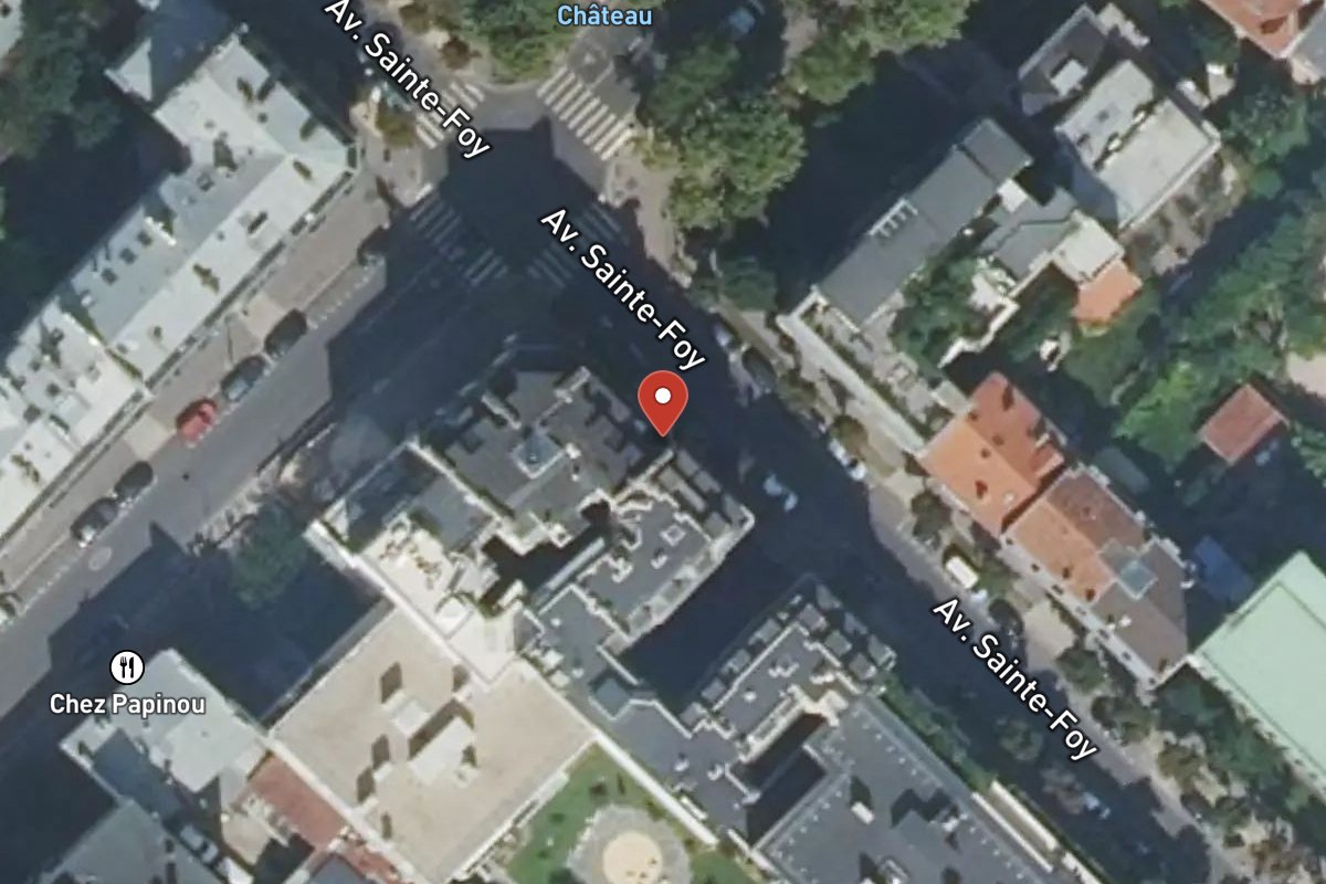 Vue satellite — 43 Avenue Sainte-Foy