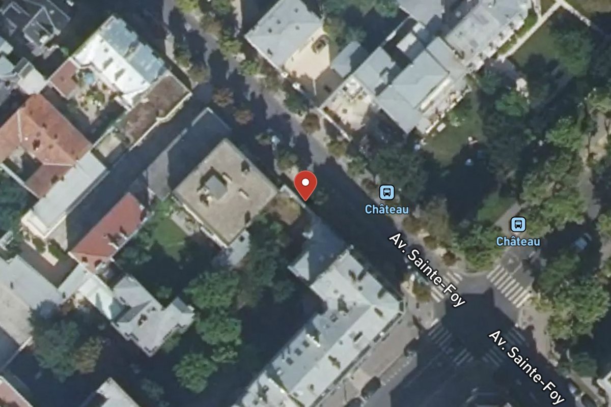 Vue satellite — 49 Avenue Sainte-Foy