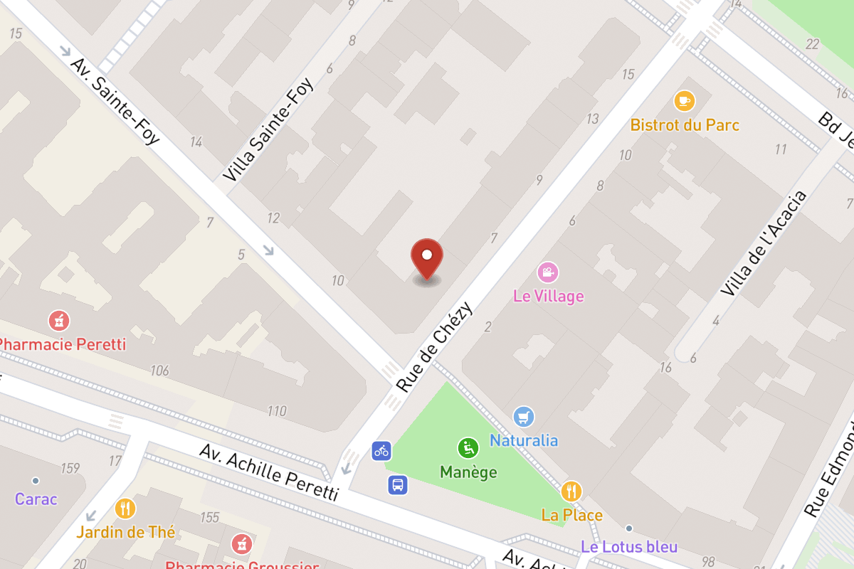 Plan de situation — 4 Avenue Sainte-Foy