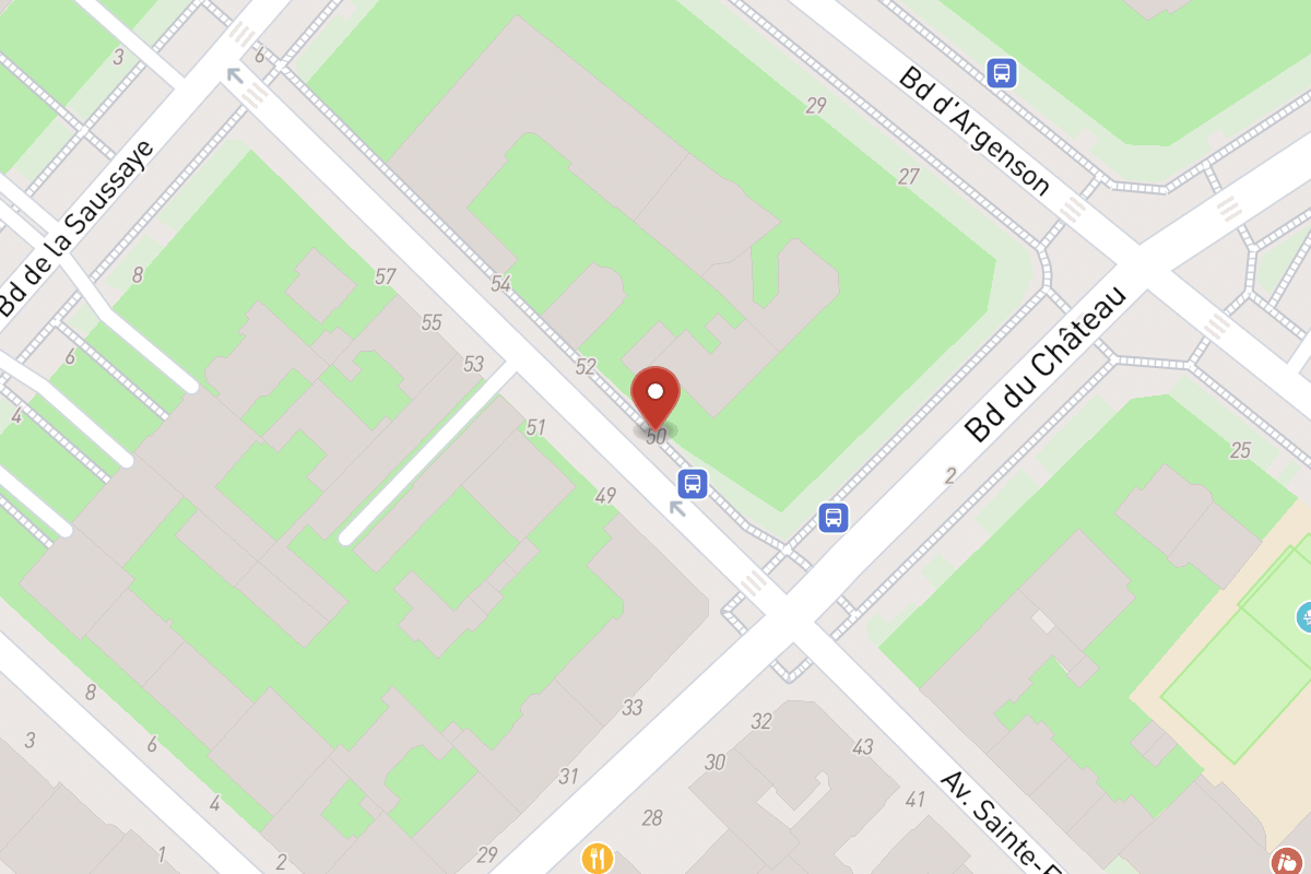 Plan de situation — 50 Avenue Sainte-Foy