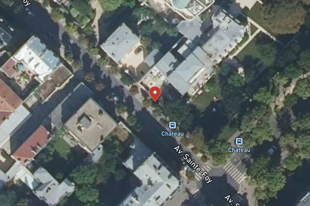 Vue satellite — 50 Avenue Sainte-Foy