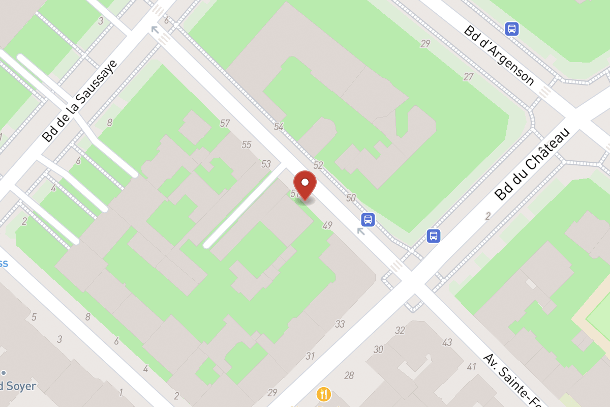 Plan de situation — 51 Avenue Sainte-Foy