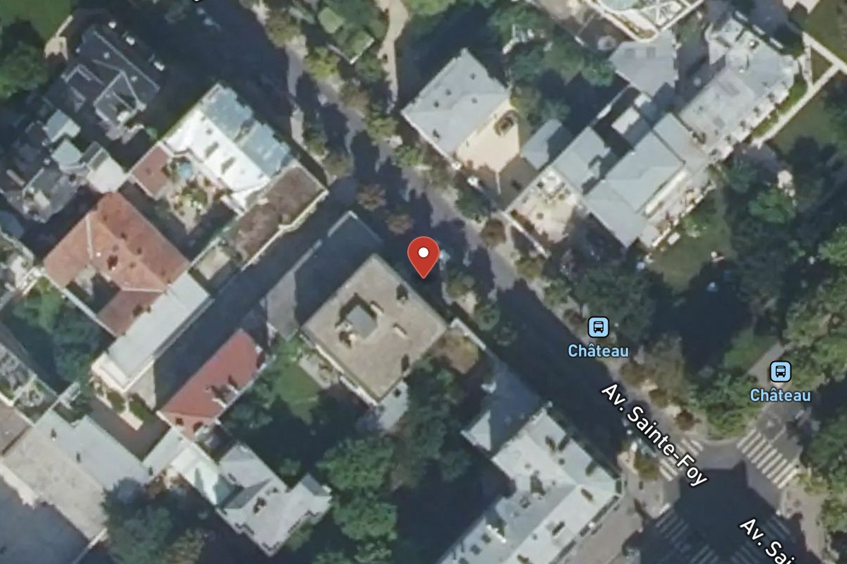 Vue satellite — 51 Avenue Sainte-Foy
