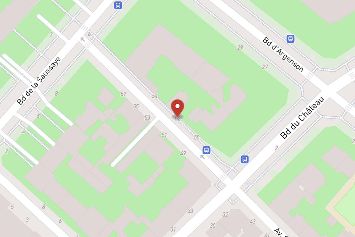 Plan de situation — 52 Avenue Sainte-Foy