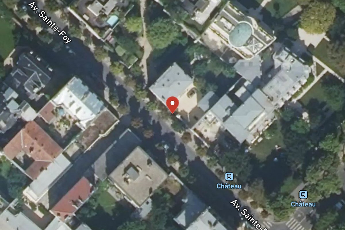 Vue satellite — 52 Avenue Sainte-Foy