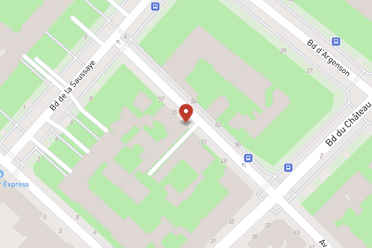 Plan de situation — 53 Avenue Sainte-Foy