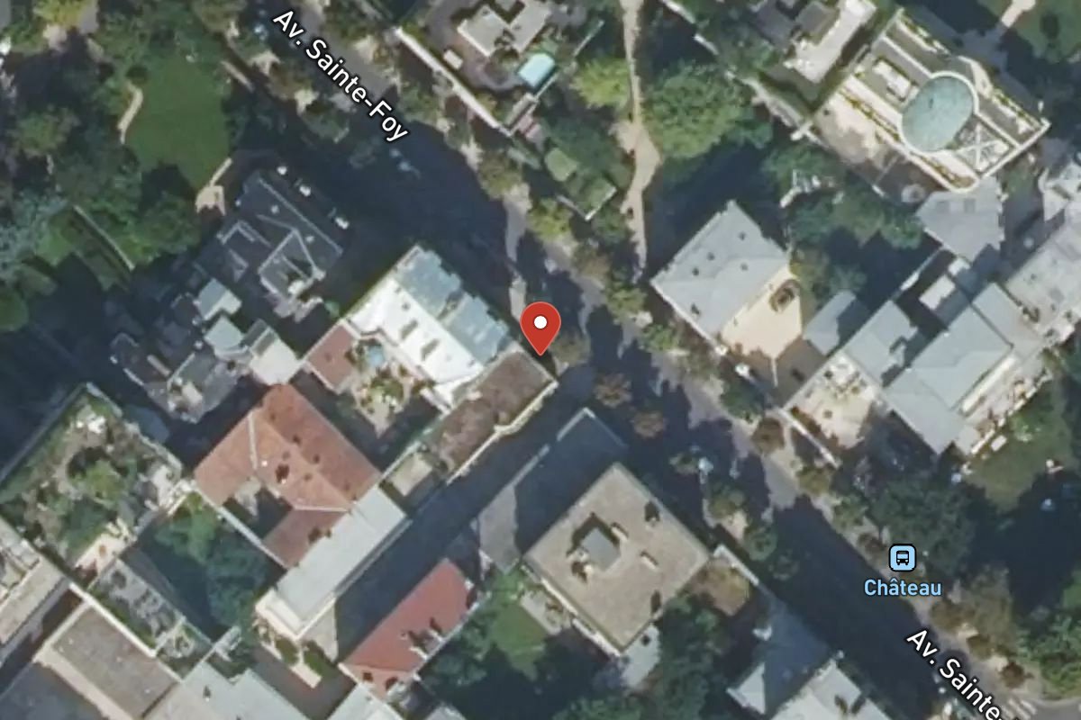 Vue satellite — 53 Avenue Sainte-Foy