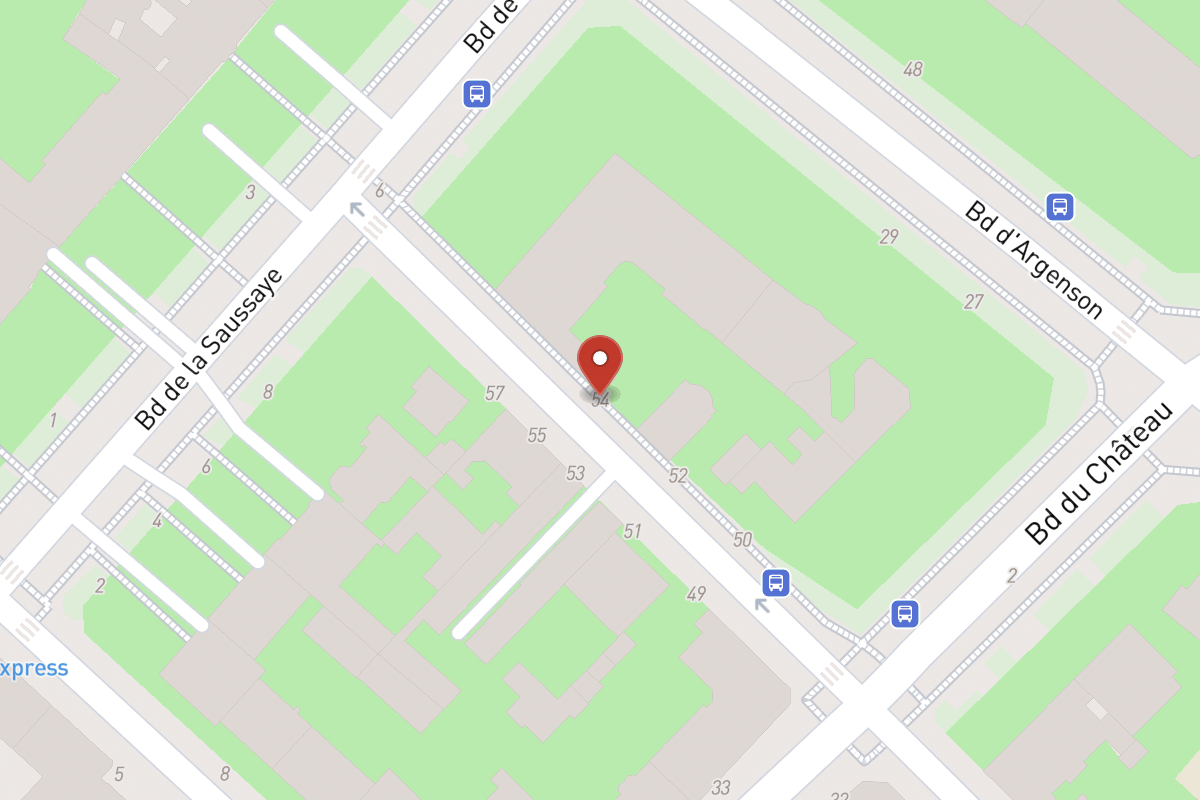 Plan de situation — 54 Avenue Sainte-Foy