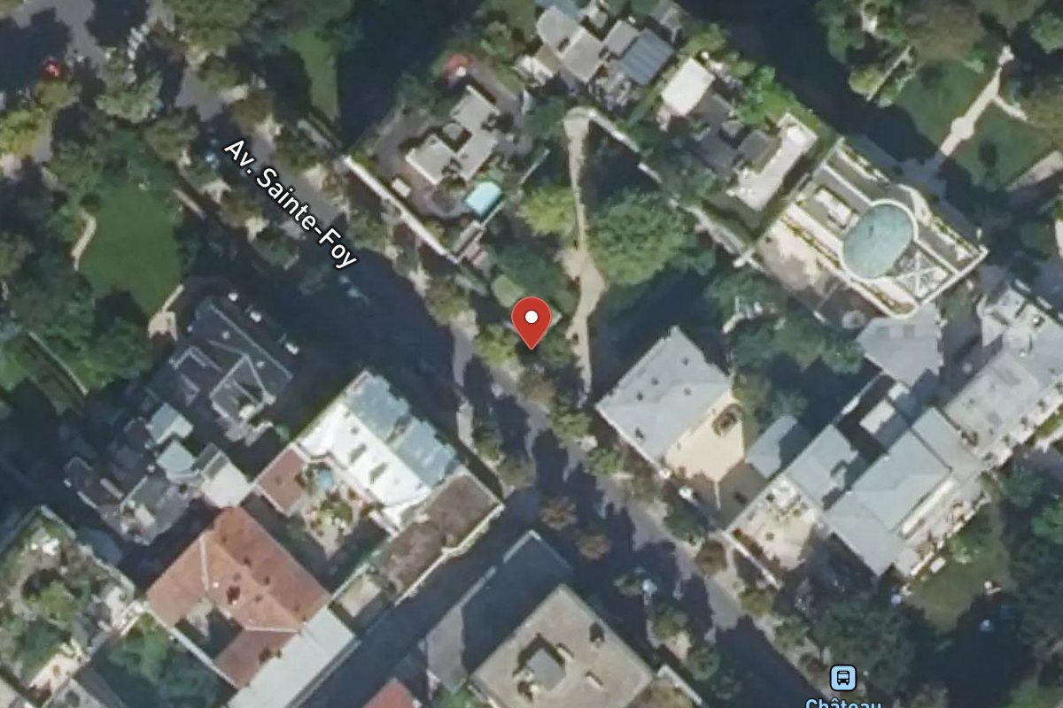 Vue satellite — 54 Avenue Sainte-Foy