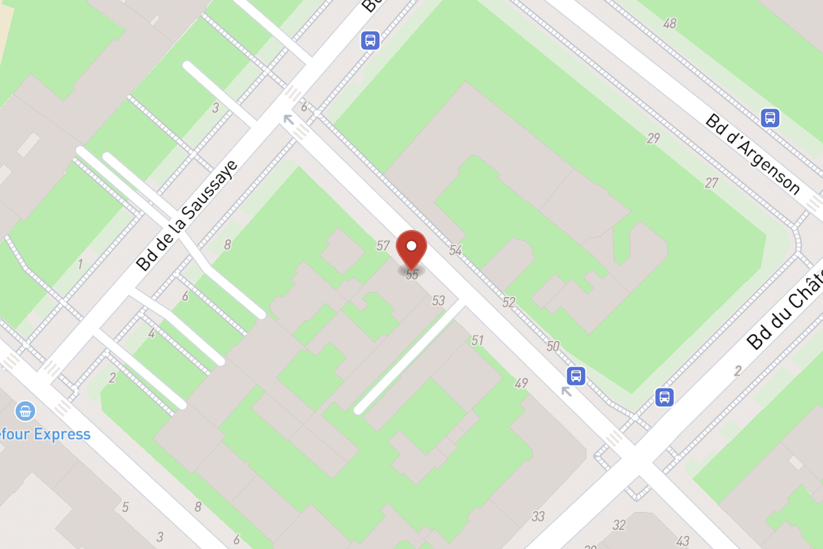 Plan de situation — 55 Avenue Sainte-Foy