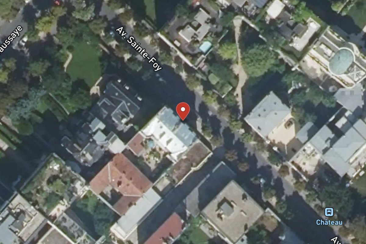 Vue satellite — 55 Avenue Sainte-Foy