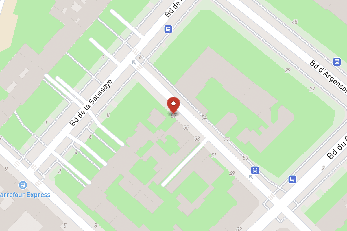 Plan de situation — 57 Avenue Sainte-Foy