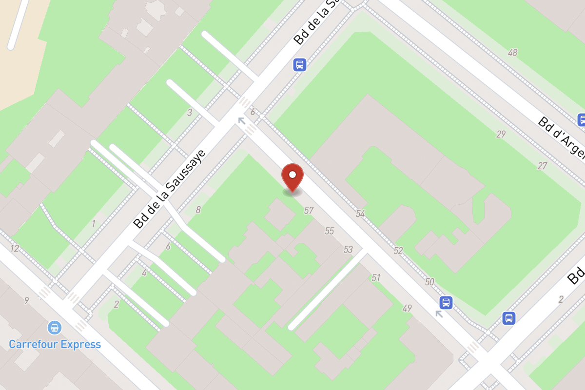 Plan de situation — 59 Avenue Sainte-Foy