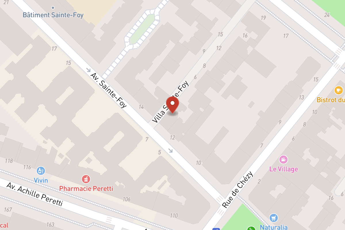 Plan de situation — 5 Avenue Sainte-Foy