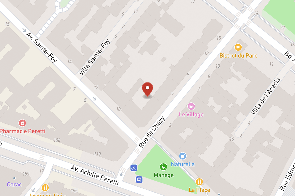Plan de situation — 6 Avenue Sainte-Foy
