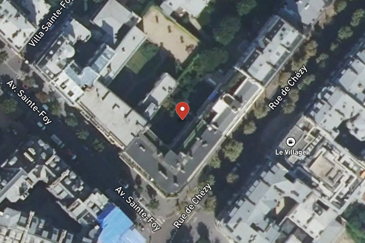 Vue satellite — 6 Avenue Sainte-Foy