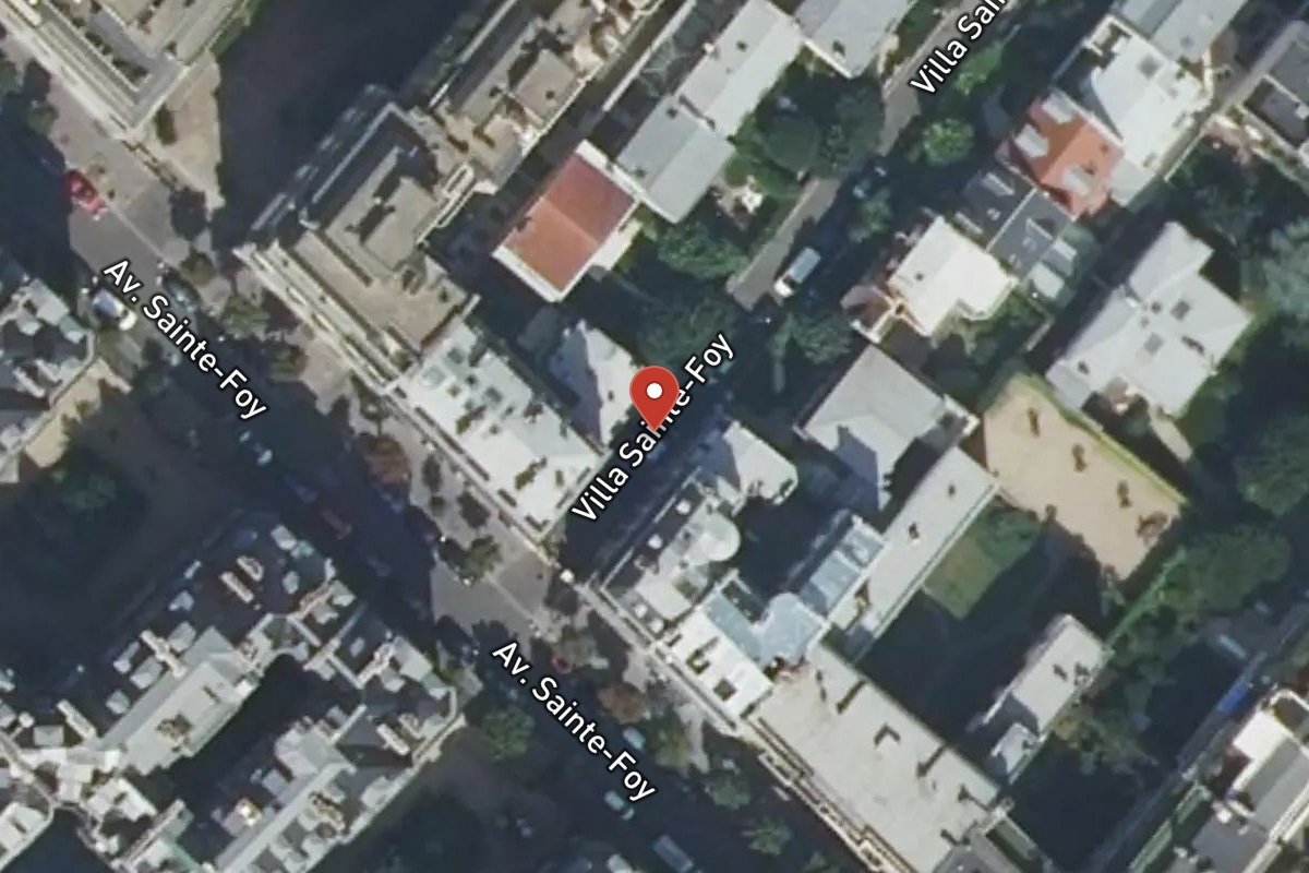Vue satellite — 7 Avenue Sainte-Foy