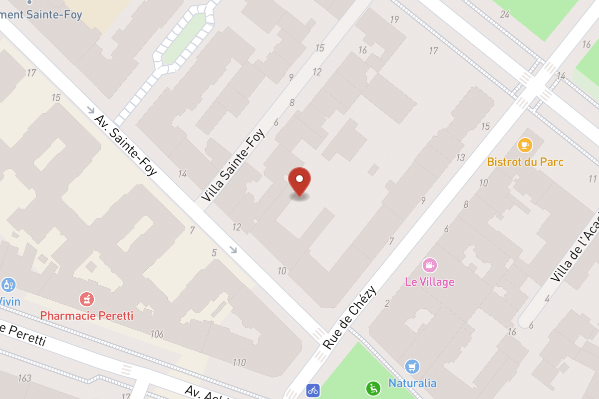 Plan de situation — 8 Avenue Sainte-Foy