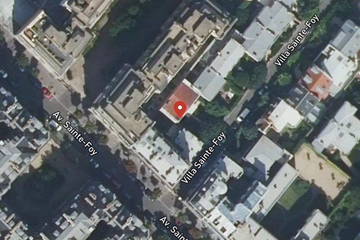Vue satellite — 9 Avenue Sainte-Foy