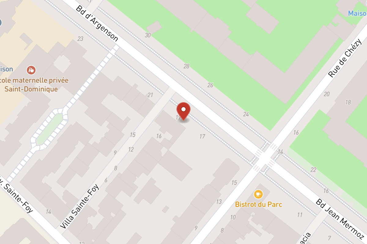 Plan de situation — 19 Boulevard Argenson