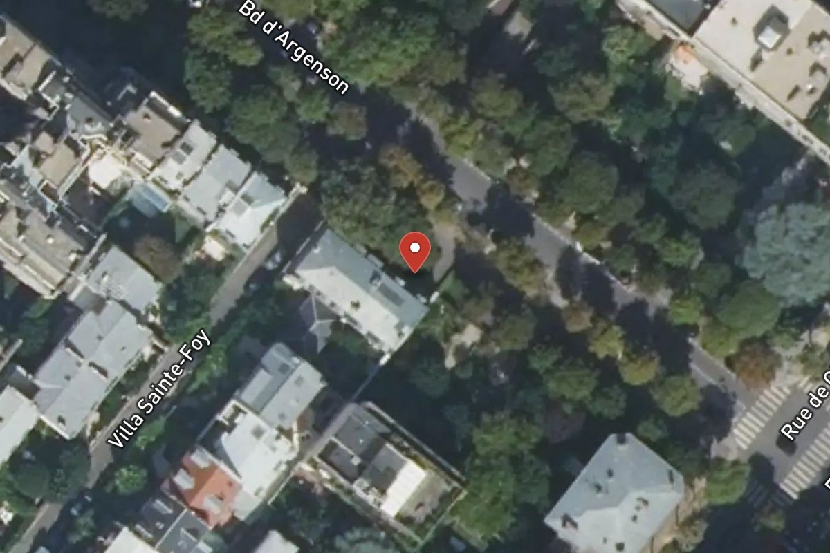 Vue satellite — 19 Boulevard Argenson