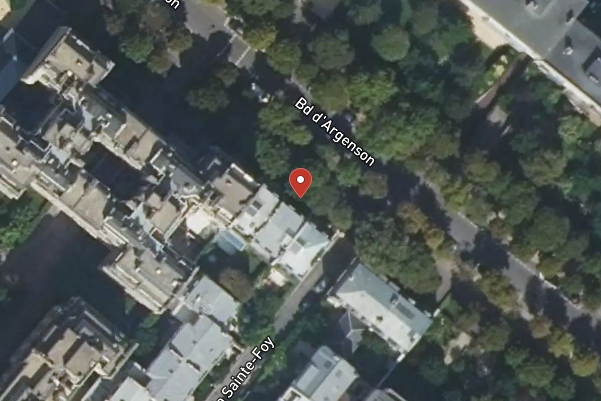 Vue satellite — 21BIS Boulevard Argenson