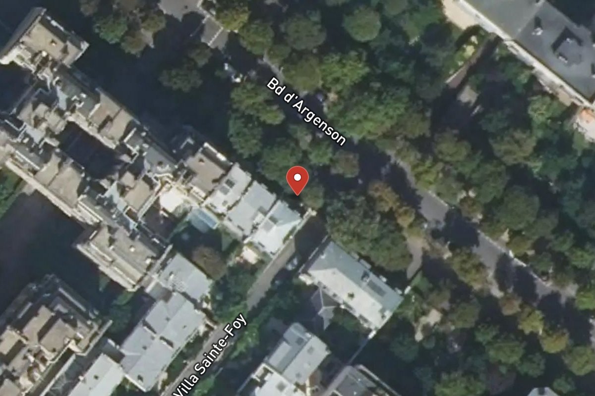 Vue satellite — 21 Boulevard Argenson