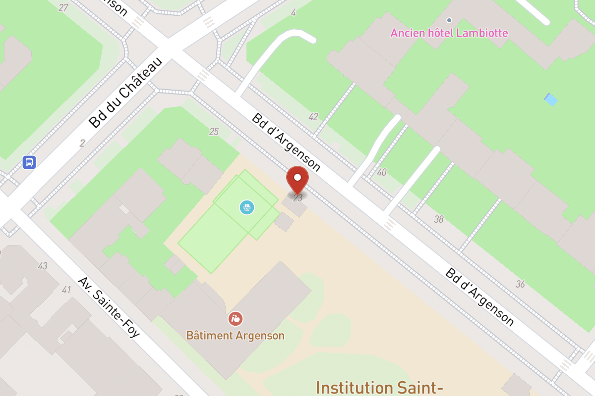 Plan de situation — 23QUATER Boulevard Argenson