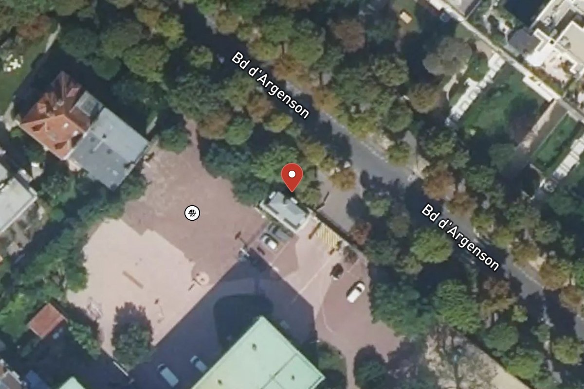 Vue satellite — 23QUATER Boulevard Argenson