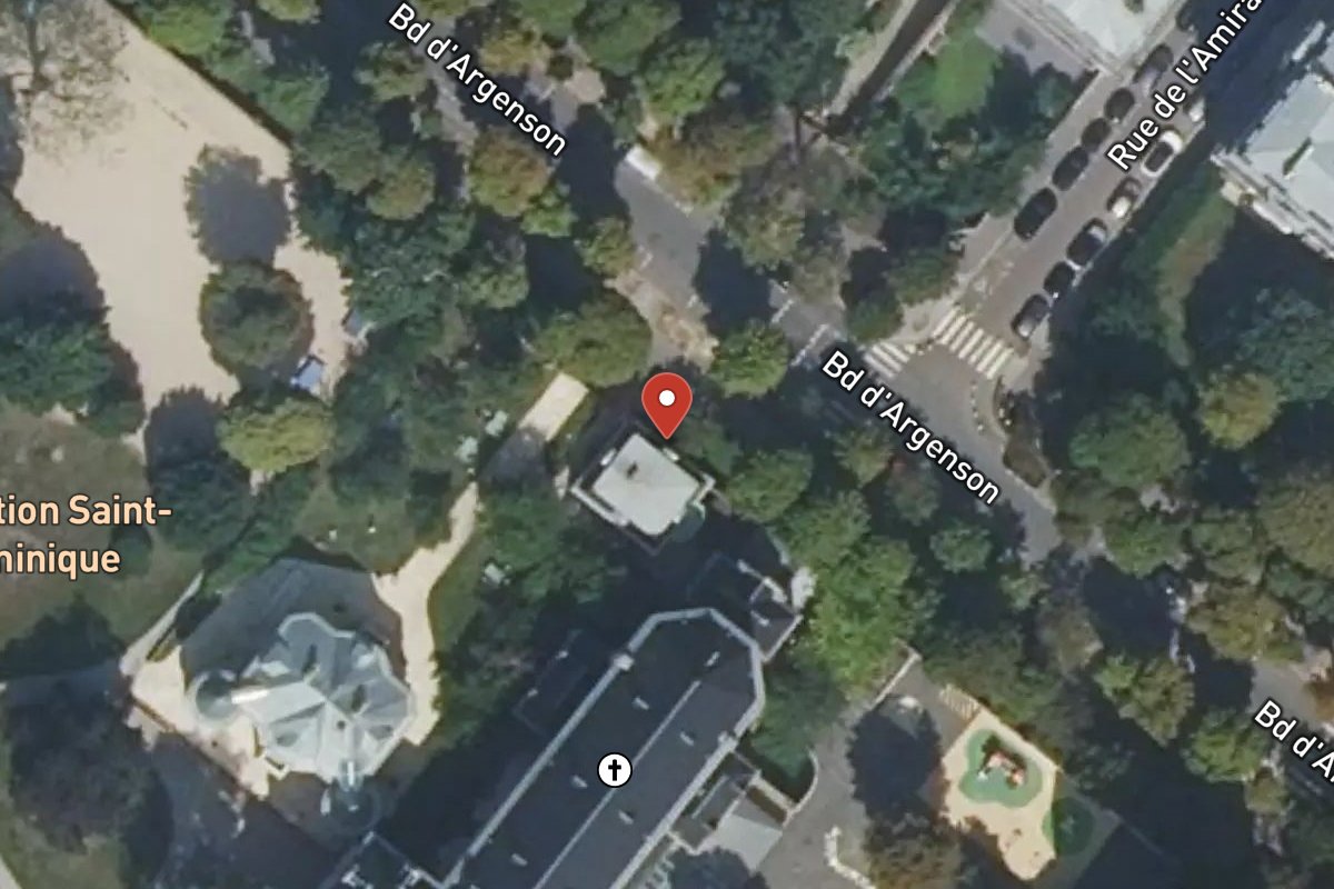 Vue satellite — 23TER Boulevard Argenson