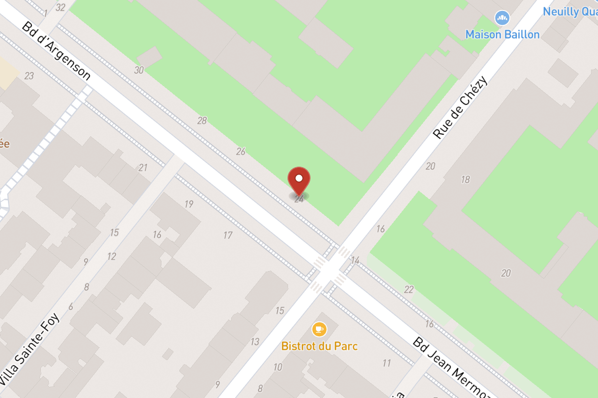 Plan de situation — 24 Boulevard Argenson