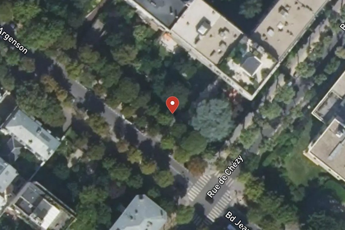Vue satellite — 24 Boulevard Argenson