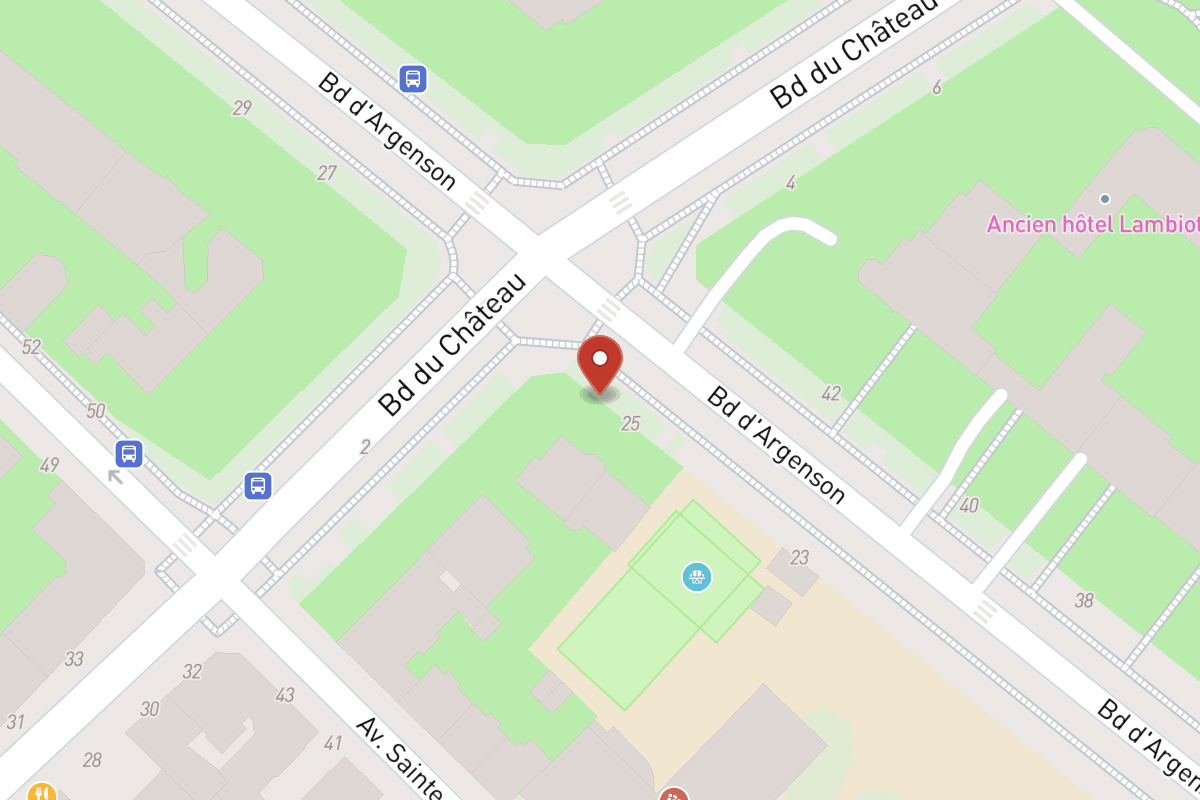 Plan de situation — 25BIS Boulevard Argenson