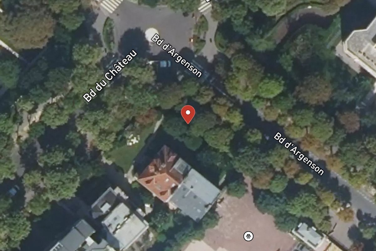 Vue satellite — 25BIS Boulevard Argenson