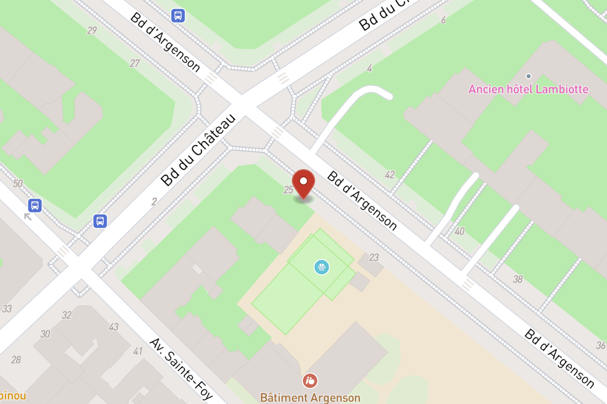 Plan de situation — 25 Boulevard Argenson
