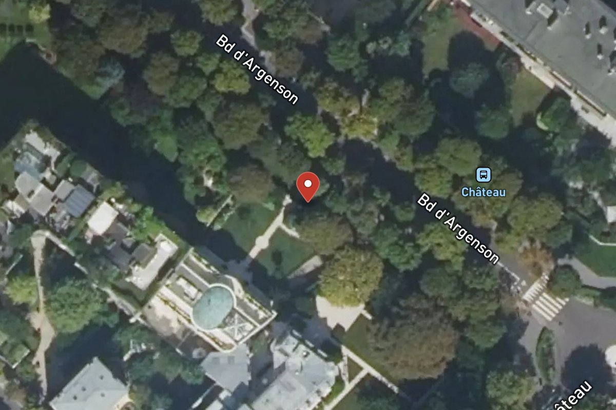 Vue satellite — 29 Boulevard Argenson