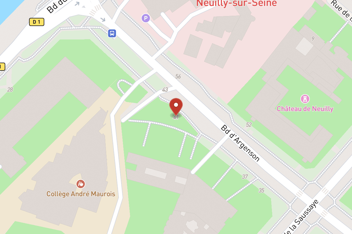 Plan de situation — 39 Boulevard Argenson