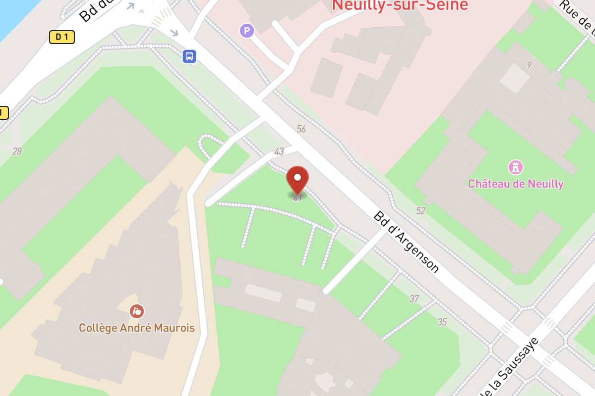 Plan de situation — 41 Boulevard Argenson