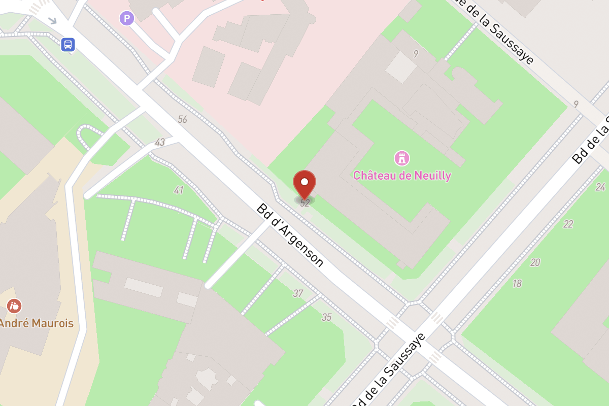 Plan de situation — 52 Boulevard Argenson