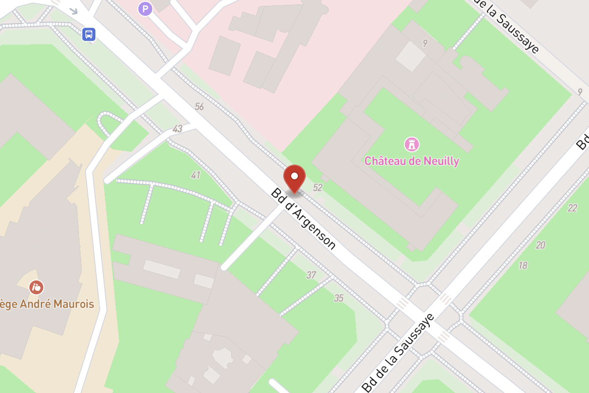 Plan de situation — 54 Boulevard Argenson