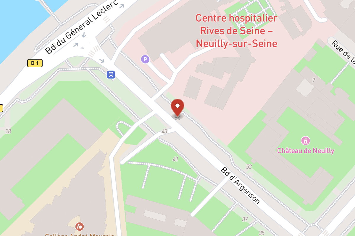Plan de situation — 56 Boulevard Argenson