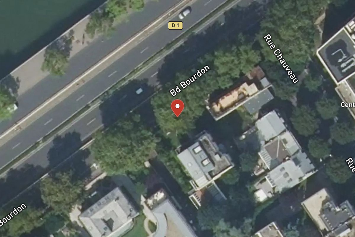 Vue satellite — 68BIS Boulevard Bourdon