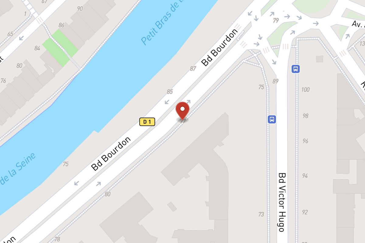 Plan de situation — 69 Boulevard Bourdon