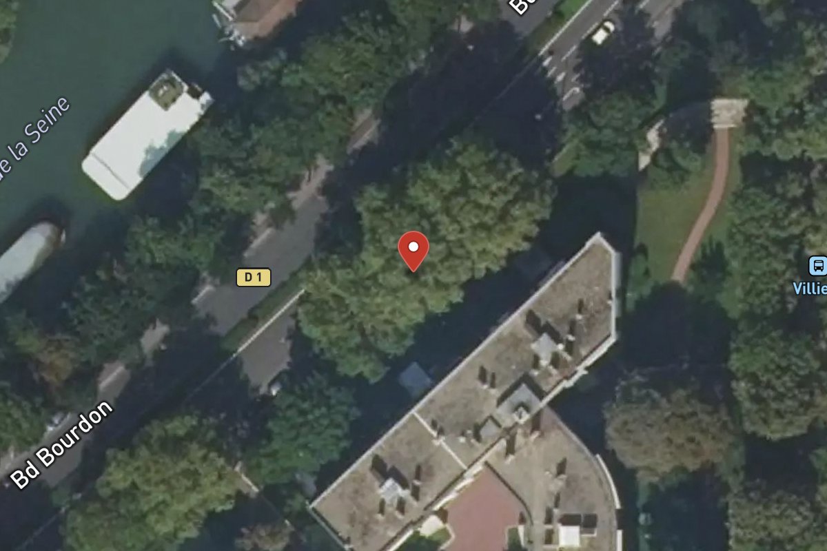 Vue satellite — 69 Boulevard Bourdon