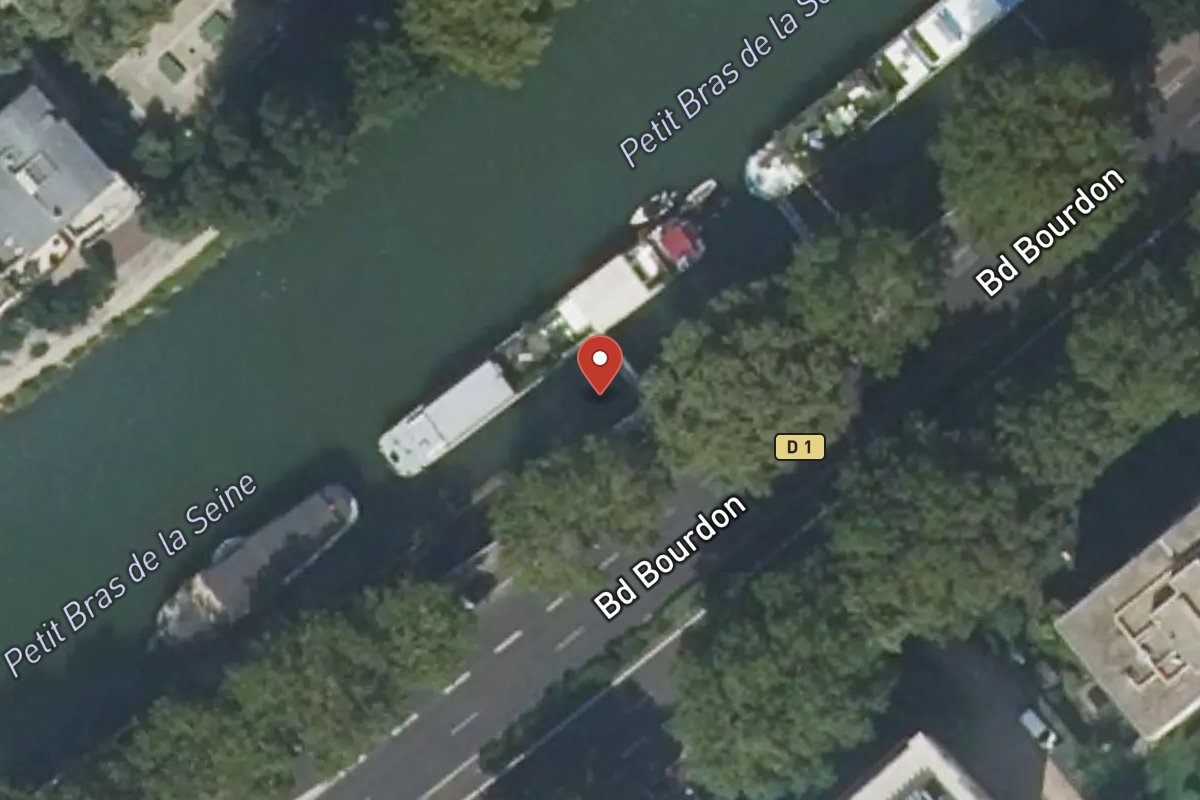 Vue satellite — 71 Boulevard Bourdon