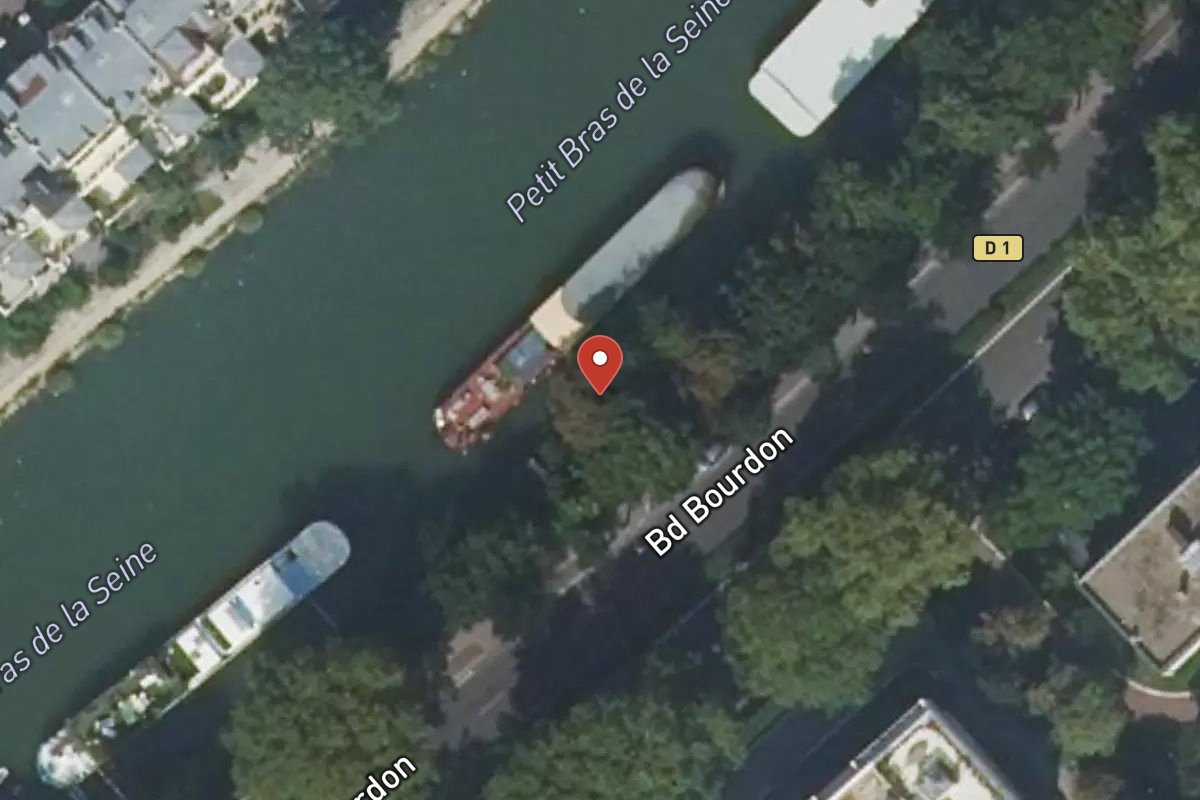 Vue satellite — 75BIS Boulevard Bourdon