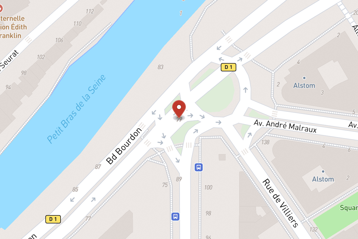 Plan de situation — 79 Boulevard Bourdon