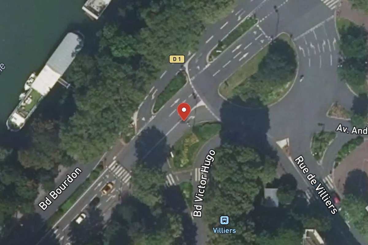 Vue satellite — 79 Boulevard Bourdon